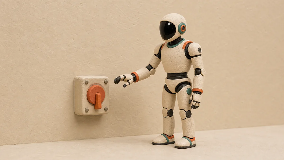 Humanoid robots are easy. The AI off switch isn't.